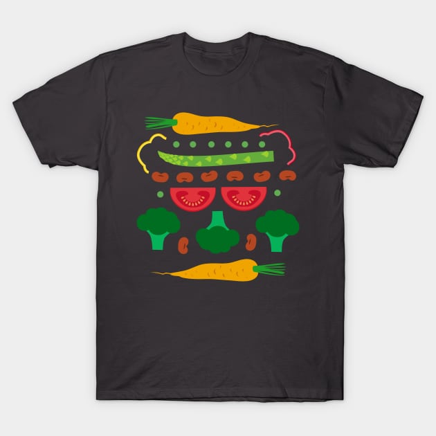 Vegetables T-Shirt by deepfuze